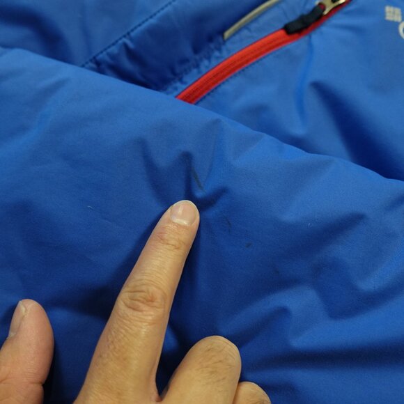 Columbia Lightning Lift Insulated Jacket Boys Large Blue Hooded Winter - Picture 9 of 12